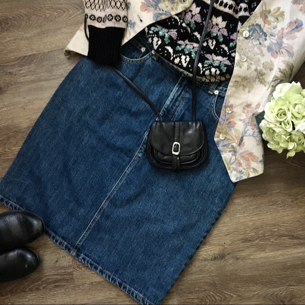 Awesome Vintage Ralph Lauren Denim Skirt!